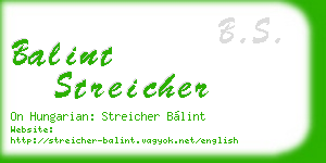 balint streicher business card